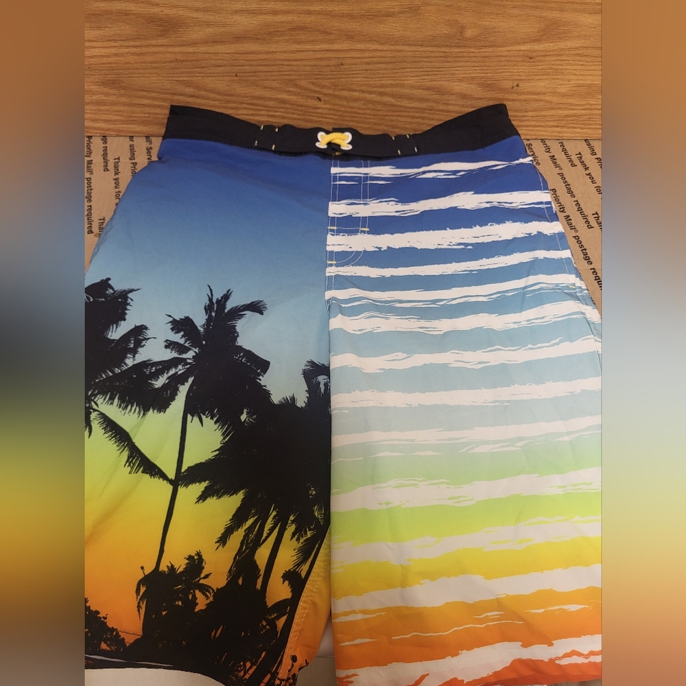 Wonder Nation Swim Trunks Kids Size XXL (18)